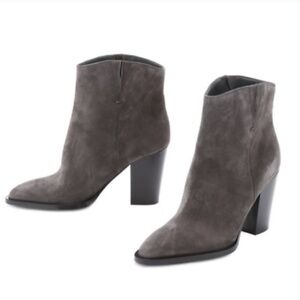 Vince Erving Ankle Boots in Grey Suede